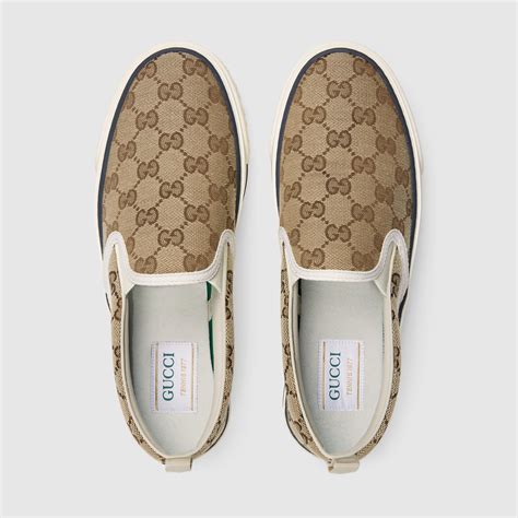 original gucci tennis shoes|gucci tennis 1977 slip on.